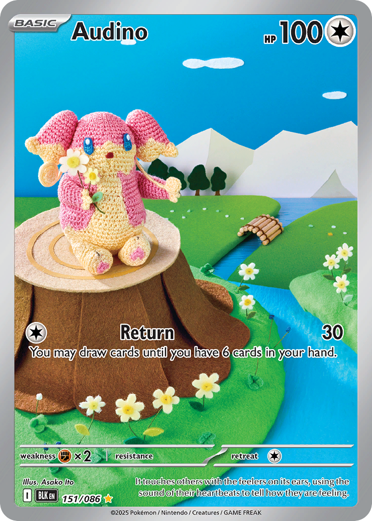 Audino Pokémon card