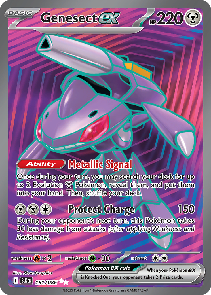 Genesect ex Pokémon card