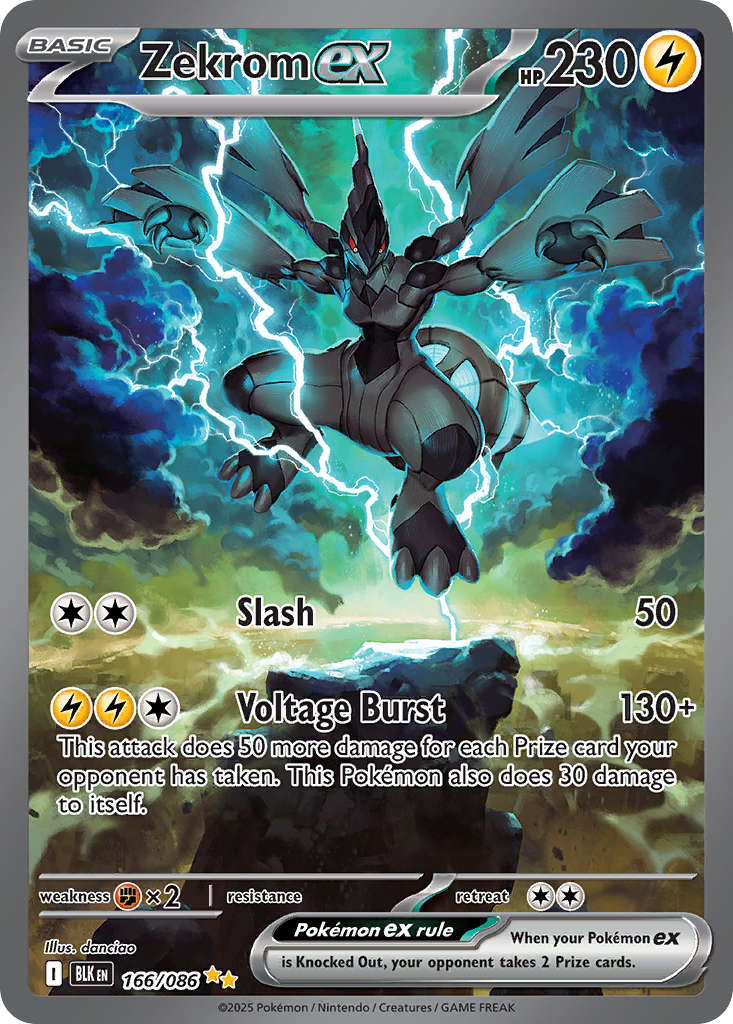 Zekrom ex Pokémon card