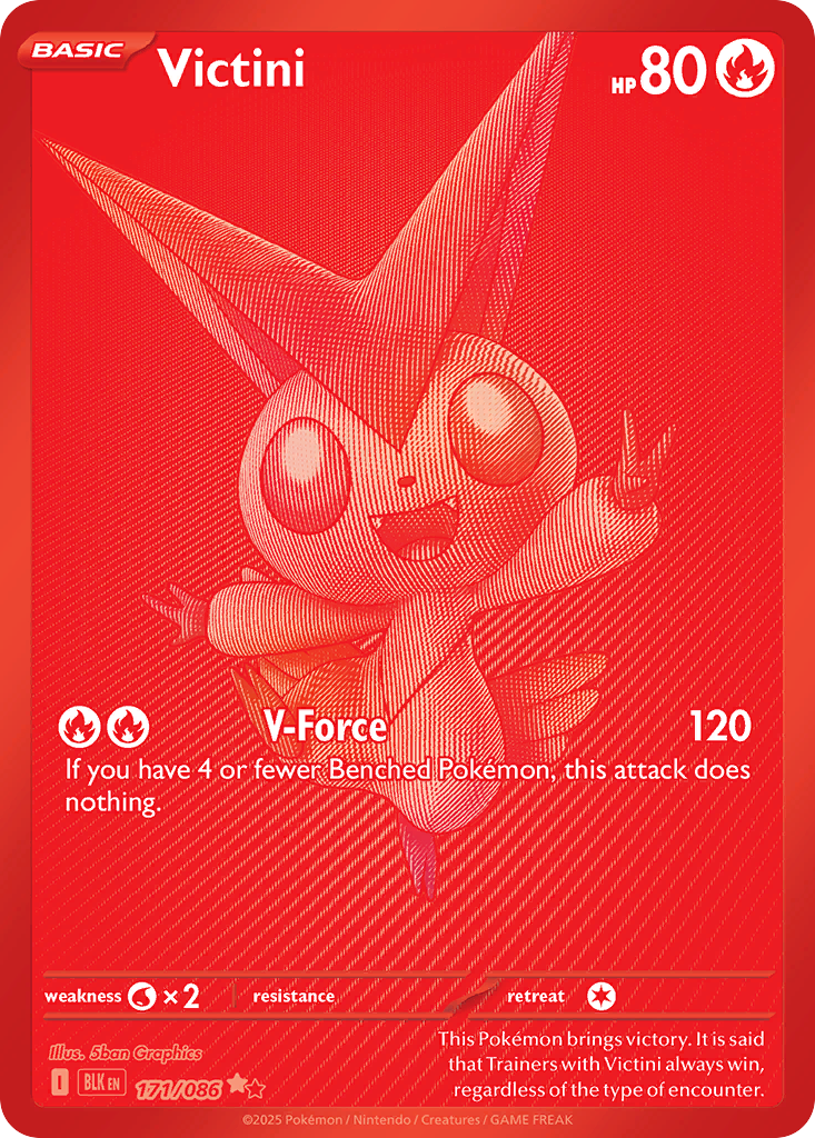 Victini Pokémon card