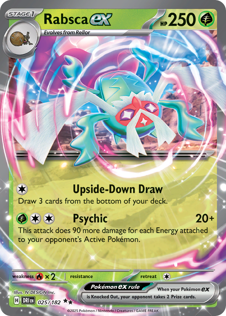 Rabsca ex Pokémon card