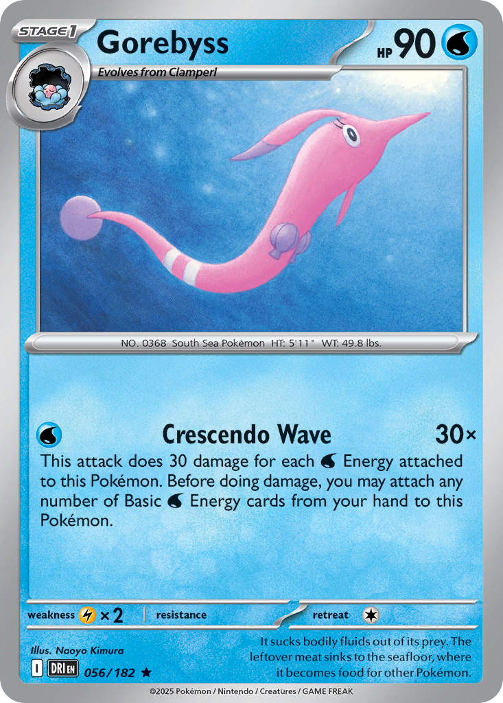 Gorebyss Pokémon card