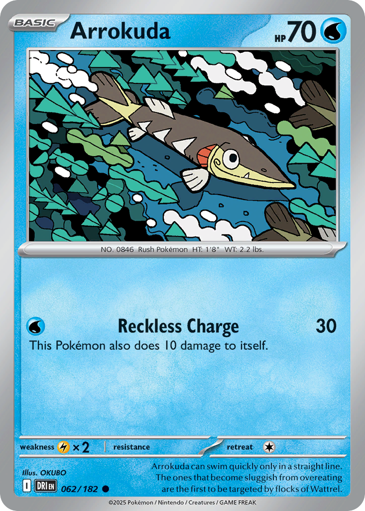 Arrokuda Pokémon card