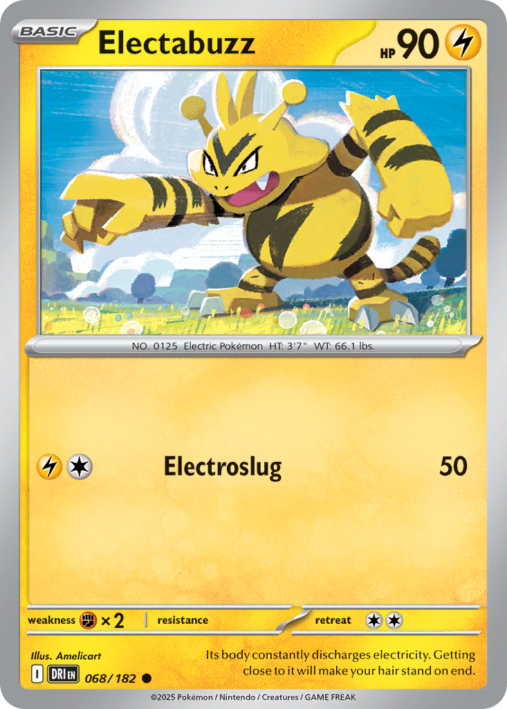 Electabuzz Pokémon card