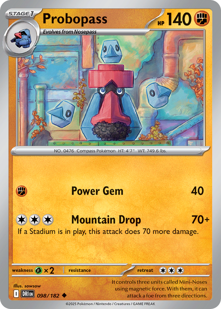 Probopass Pokémon card