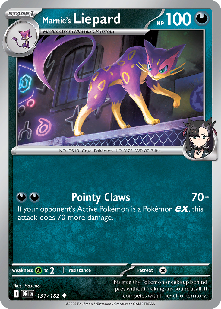 Marnie's Liepard Pokémon card