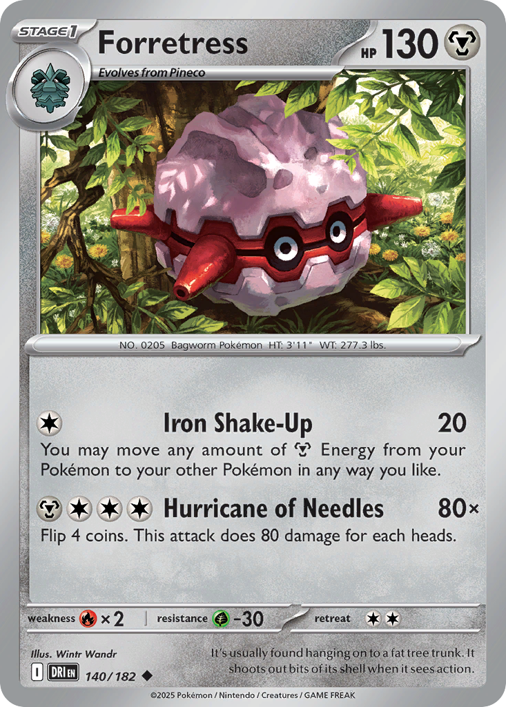 Forretress Pokémon card
