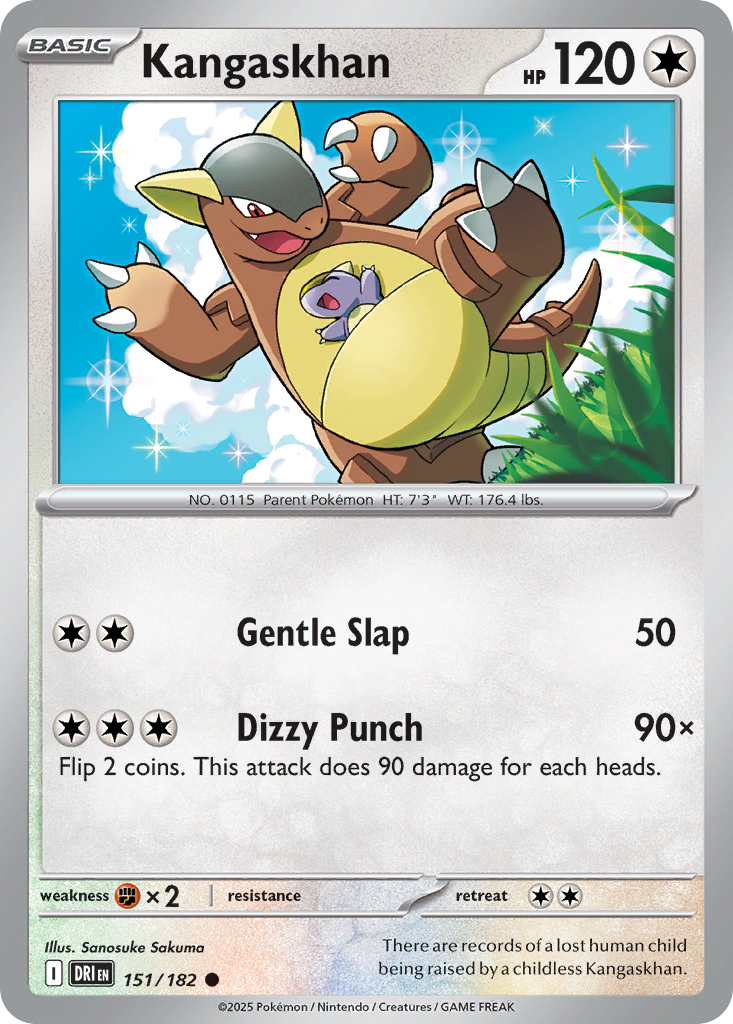 Kangaskhan Pokémon card