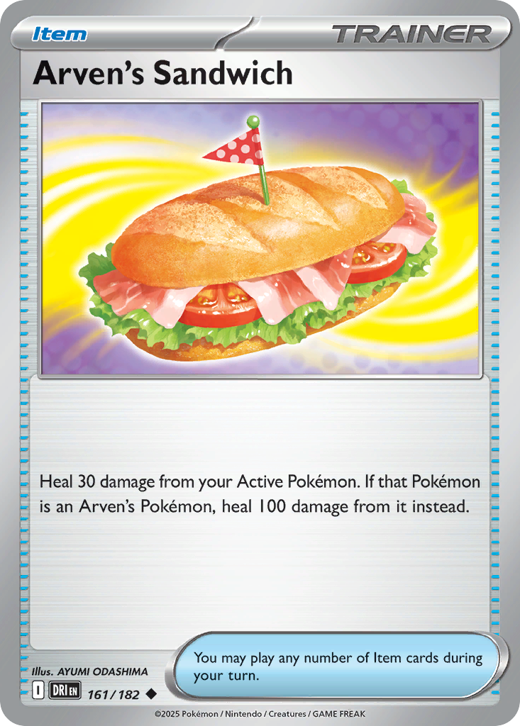 Arven's Sandwich Pokémon card