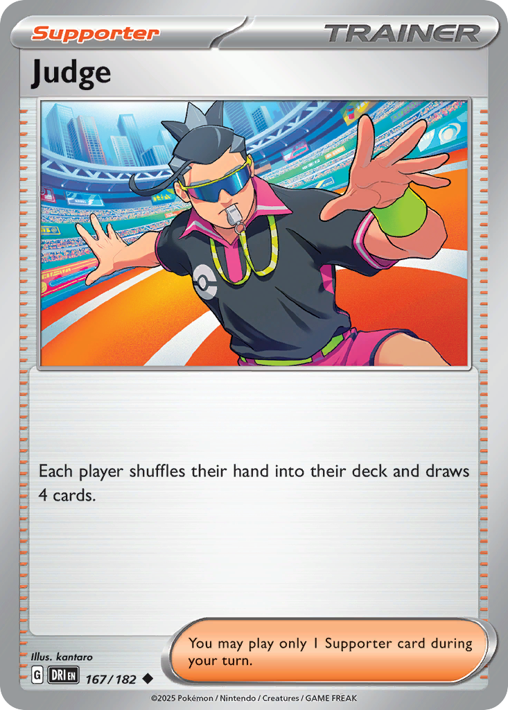 Judge Pokémon card