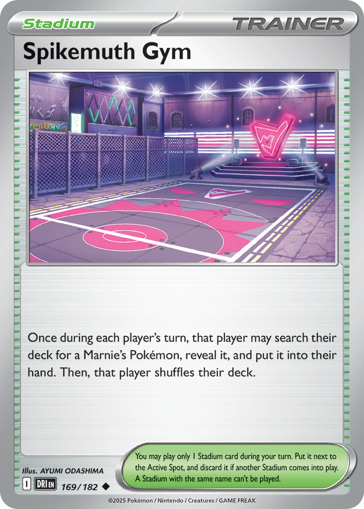 Spikemuth Gym Pokémon card