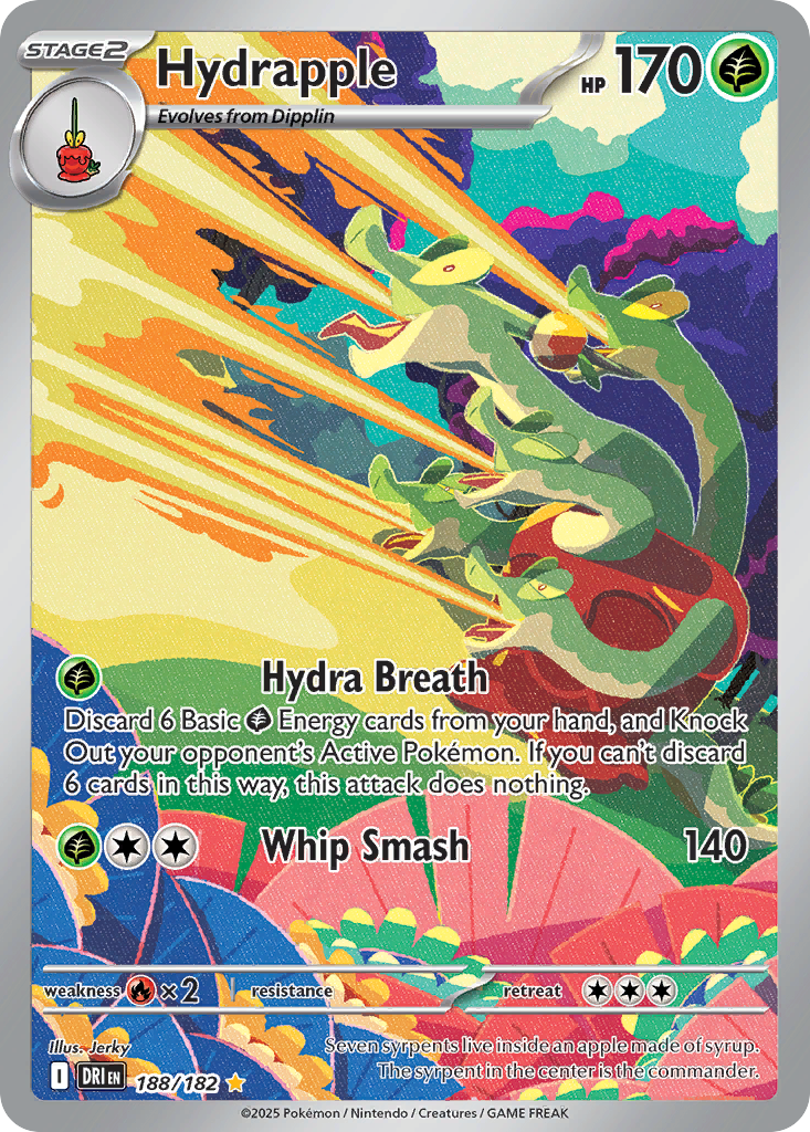Hydrapple Pokémon card