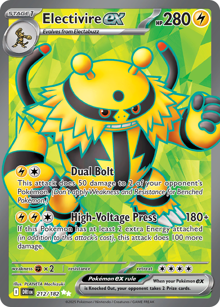 Electivire ex Pokémon card