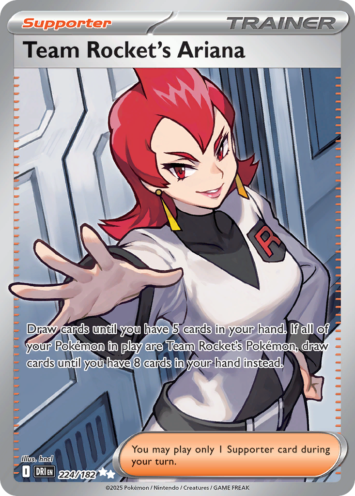 Team Rocket's Ariana Pokémon card