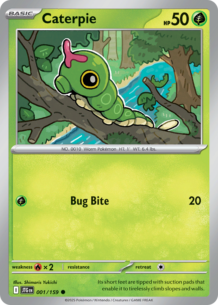 Caterpie Pokémon card