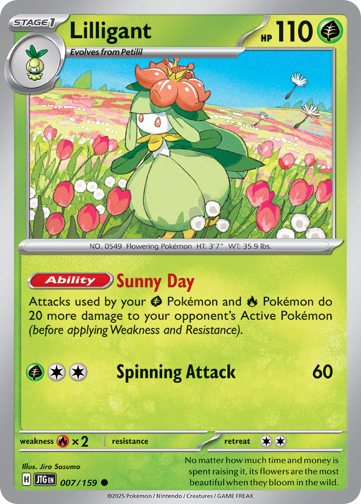 Lilligant Pokémon card