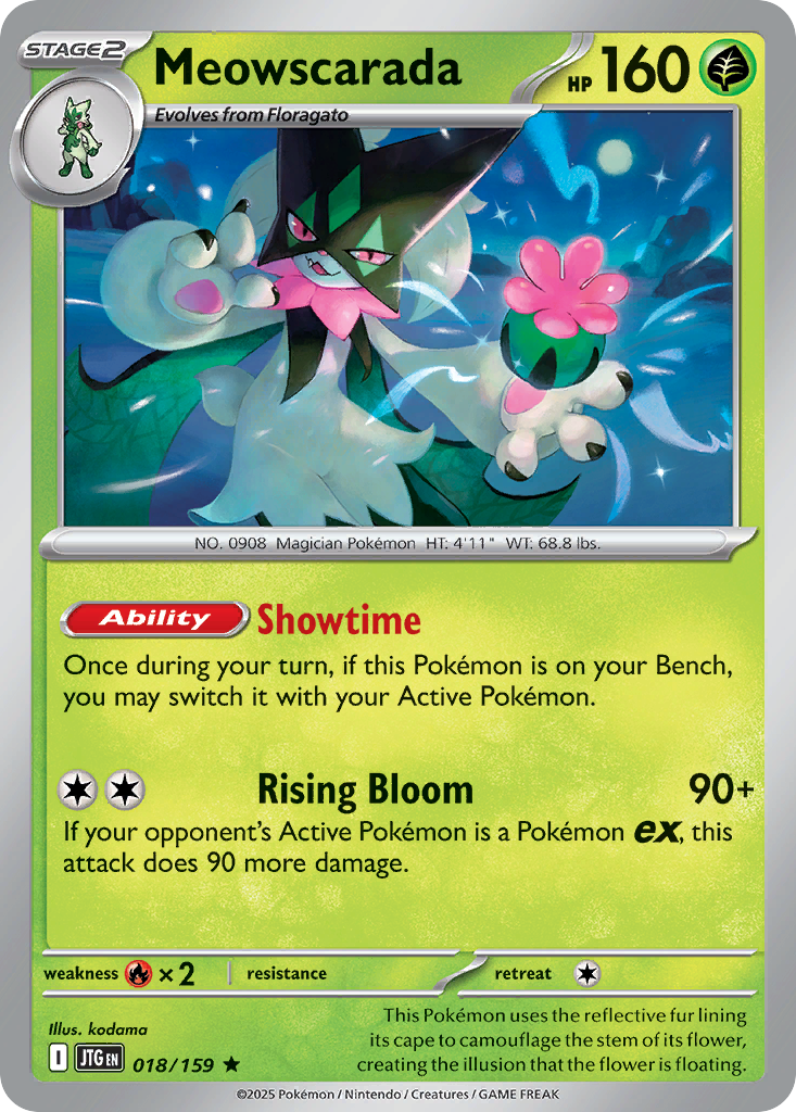Meowscarada Pokémon card