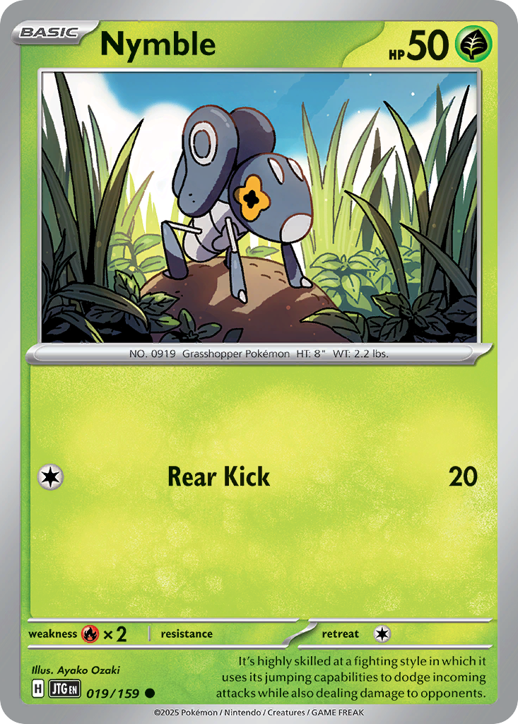 Nymble Pokémon card