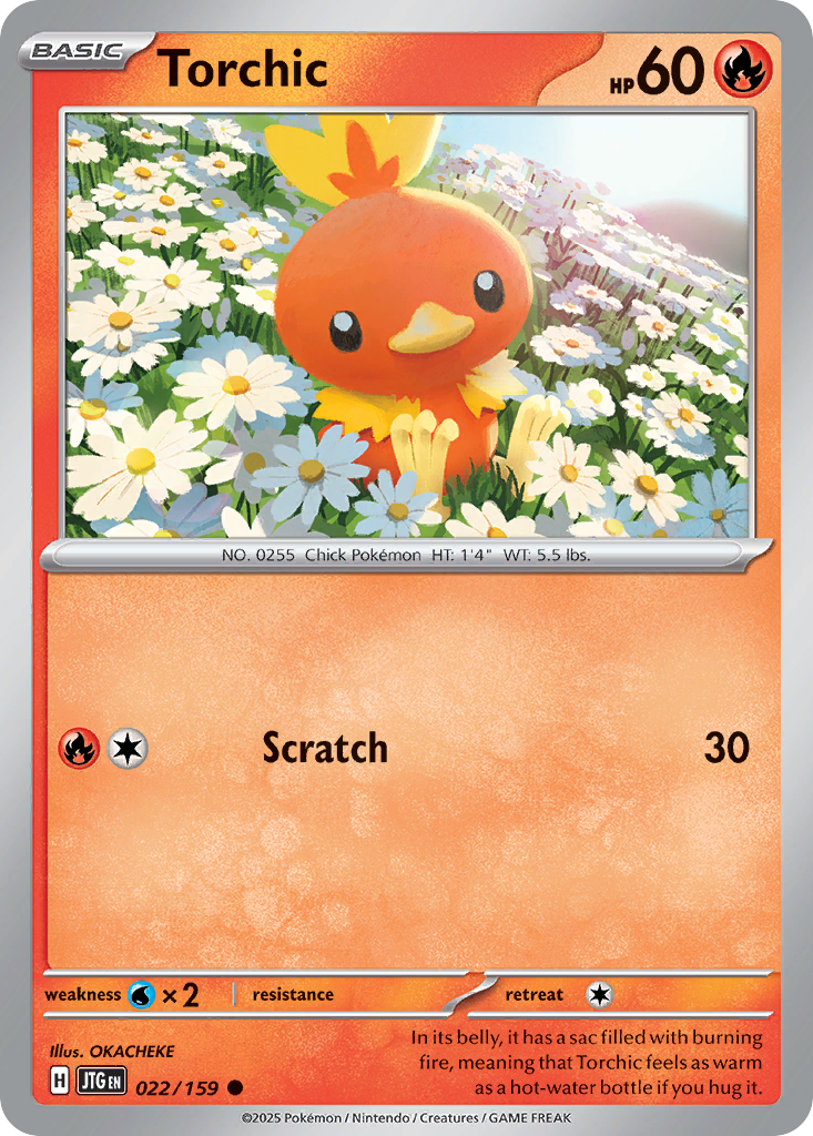 Torchic Pokémon card