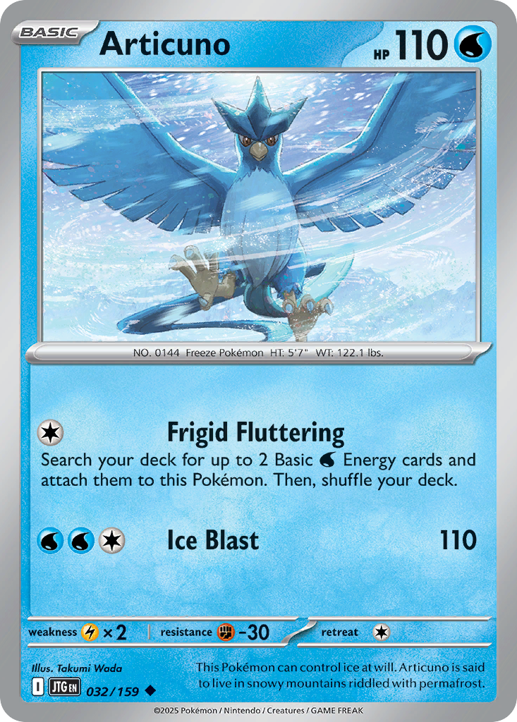 Articuno Pokémon card