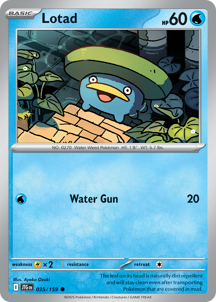 Lotad Pokémon card