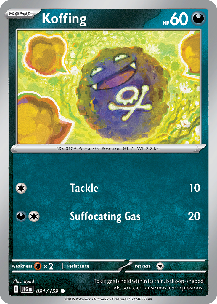 Koffing Pokémon card