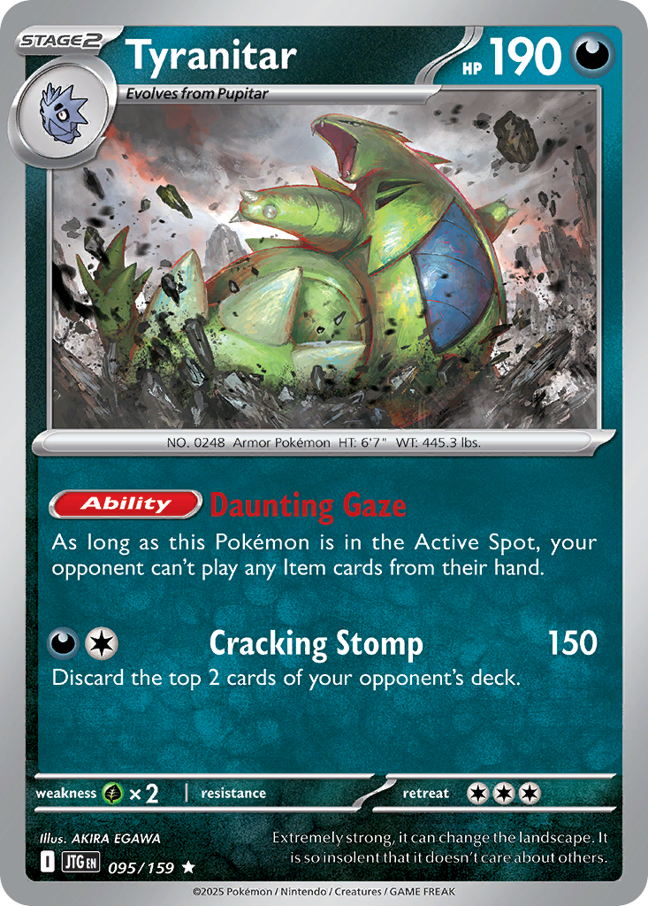 Tyranitar Pokémon card