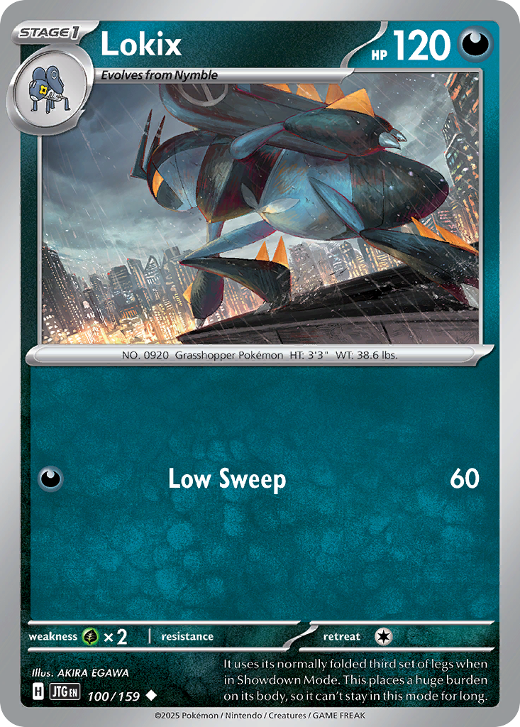 Lokix Pokémon card