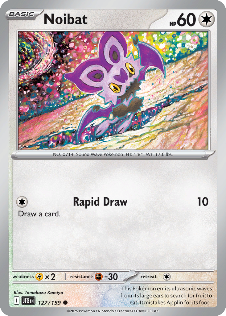 Noibat Pokémon card