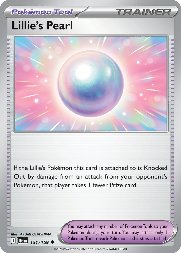 Lillie's Pearl Pokémon card