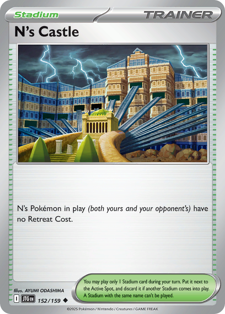 N's Castle Pokémon card