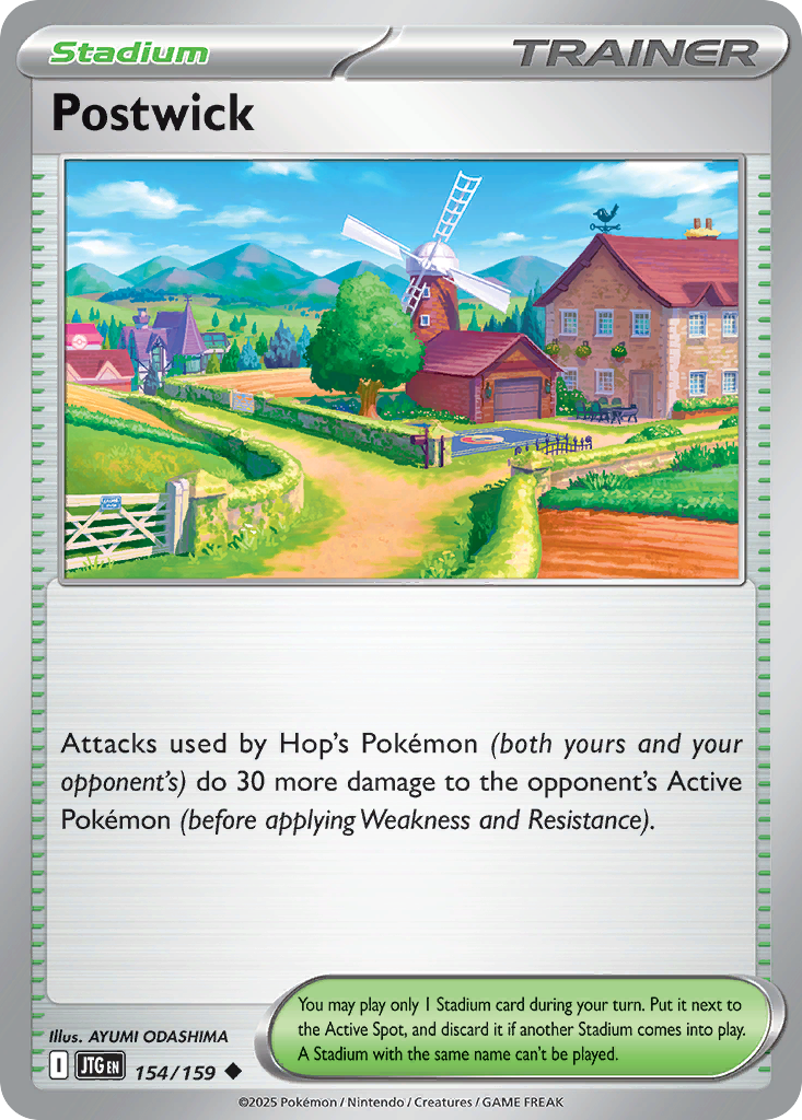 Postwick Pokémon card