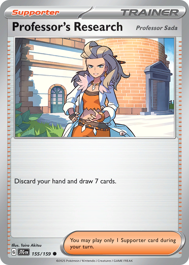 Professor's Research [Professor Sada] Pokémon card