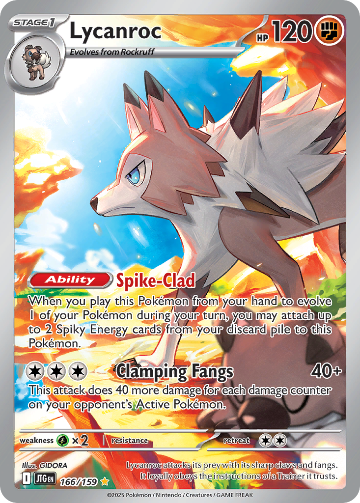 Lycanroc Pokémon card