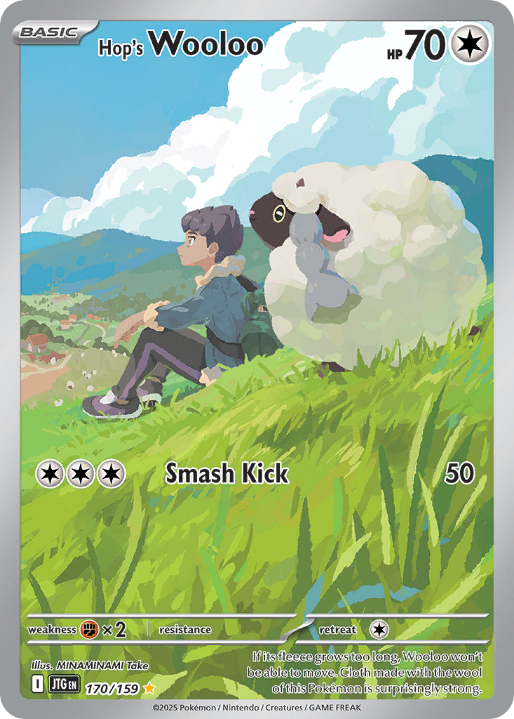 Hop's Wooloo Pokémon card
