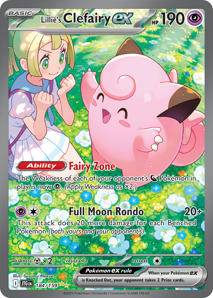 Lillie's Clefairy ex Pokémon card