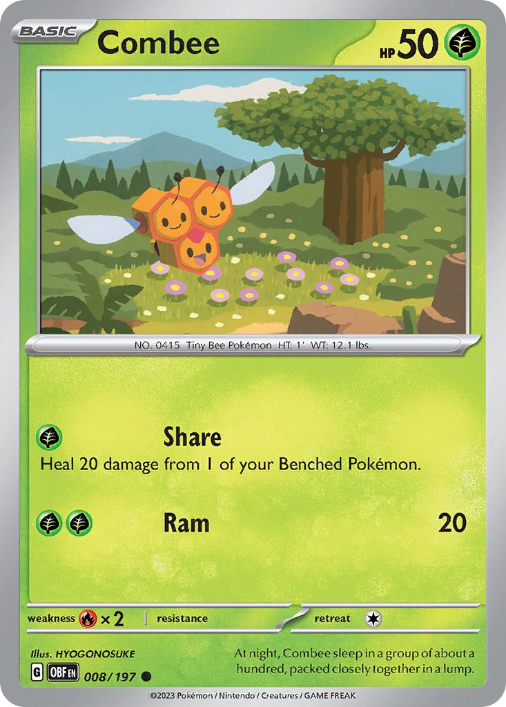 Combee Pokémon card
