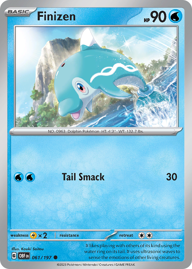 Finizen Pokémon card