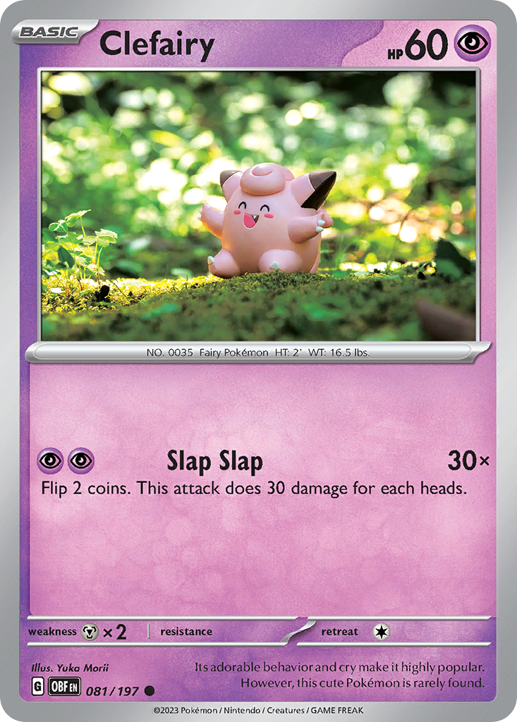 Clefairy Pokémon card
