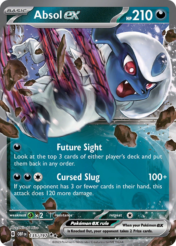 Absol ex Pokémon card