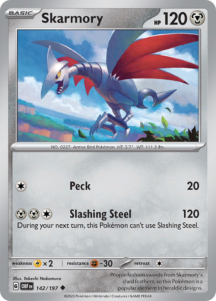 Skarmory Pokémon card