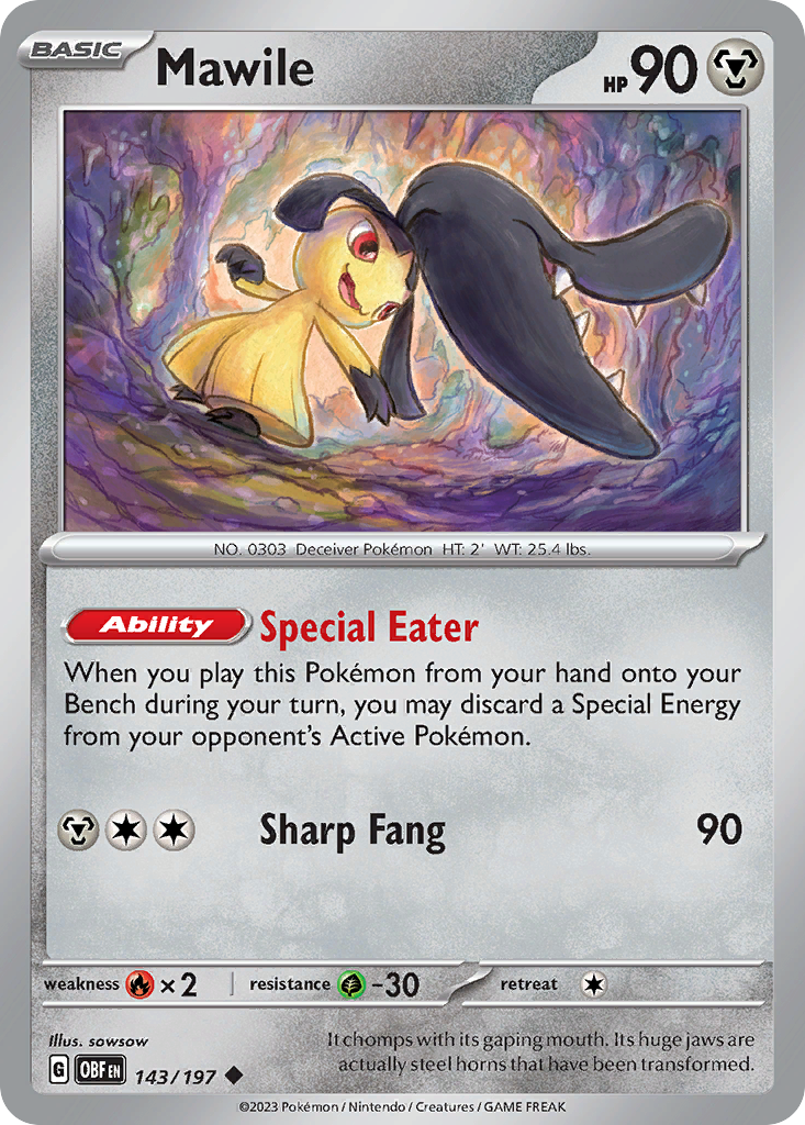 Mawile Pokémon card