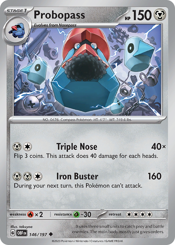 Probopass Pokémon card