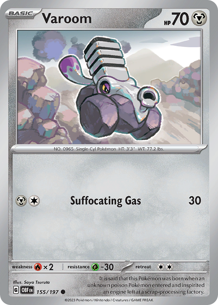 Varoom Pokémon card