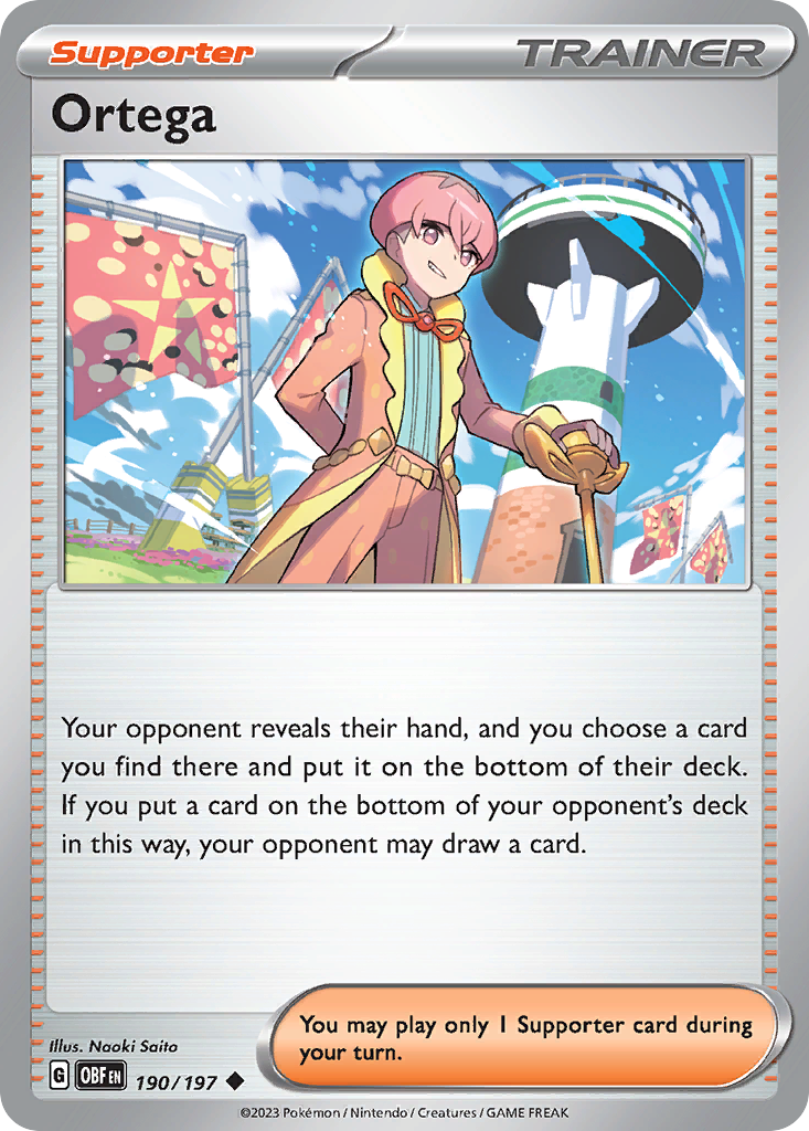 Ortega Pokémon card