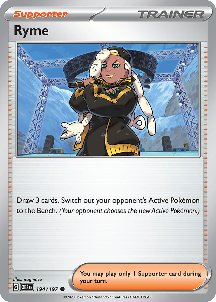 Ryme Pokémon card