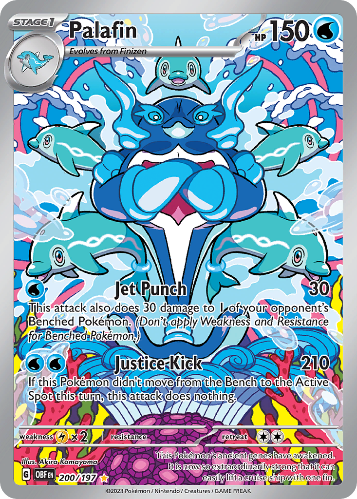 Palafin Pokémon card