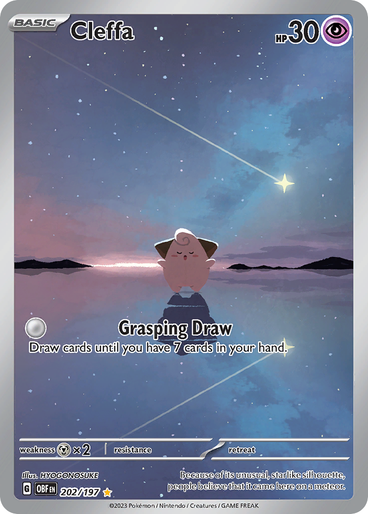 Cleffa Pokémon card