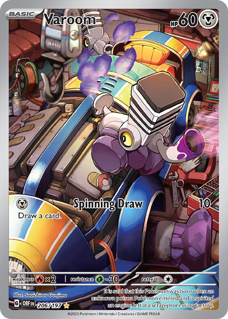 Varoom Pokémon card
