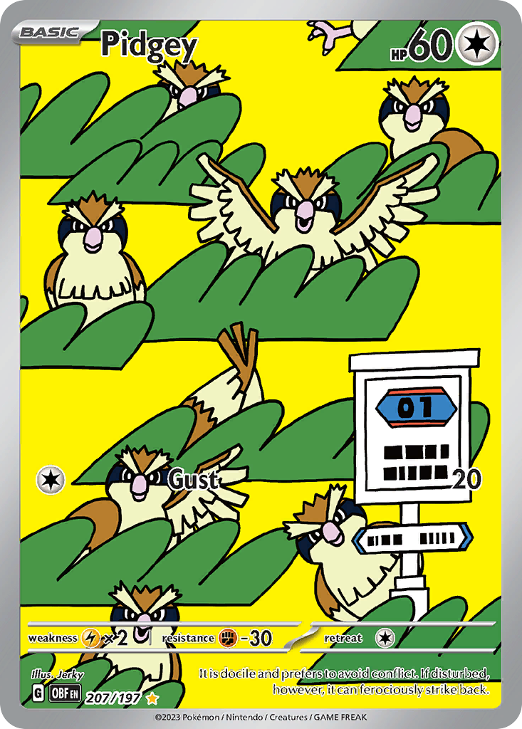Pidgey Pokémon card